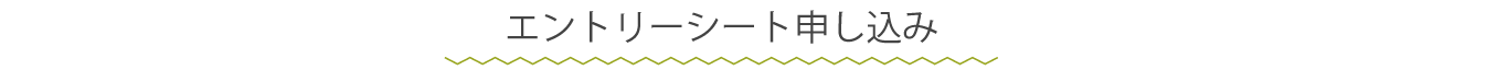 エントリーシート申し込み